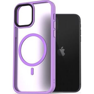 AlzaGuard Matte Case Compatible with Magsafe pre iPhone 11 svetlo fialový