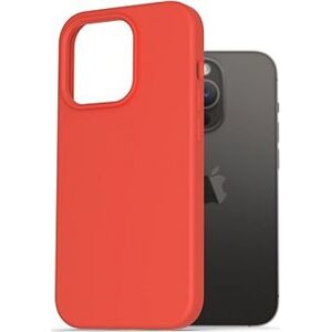 AlzaGuard Premium Liquid Silicone Case na iPhone 14 Pro červený