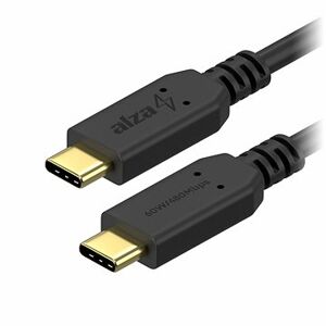 AlzaPower Core USB-C to USB-C 2.0 60W 0.5m čierny