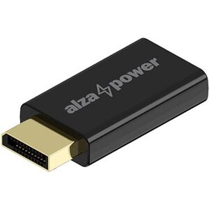 AlzaPower DisplayPort (M) na HDMI FullHD 60 Hz (F) čierna