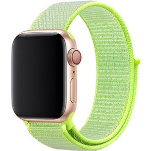 Eternico Airy na Apple Watch 38 mm/40 mm/41 mm Satin Green and Green edge