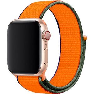Eternico Airy na Apple Watch 38 mm/40 mm/41 mm Coral Orange and Brown edge