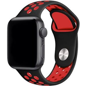 Eternico Sporty na Apple Watch 42 mm/44 mm/45 mm Cool Lava and Black