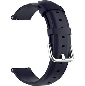 BStrap Leather Lux Universal Quick Release 22mm, navy blue