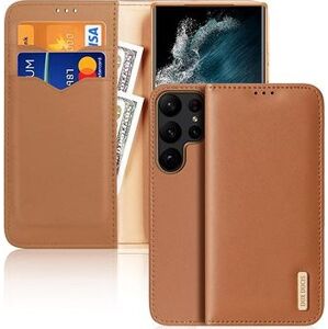 Hivo knižkové puzdro na Samsung Galaxy S23 Ultra, hnedé