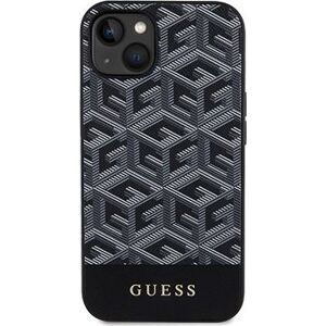 Guess PU G Cube MagSafe Zadný Kryt pre iPhone 15 Black