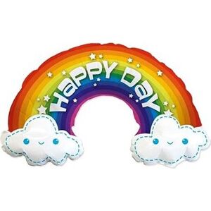 Balón fóliový rainbow – dúha happy day – 90 cm