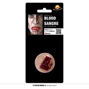 Krvné kapsuly – halloween – 6 ks