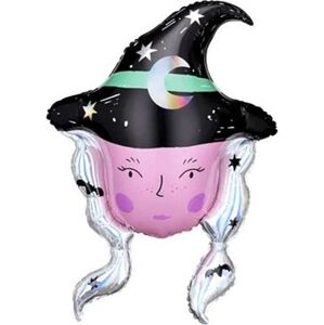 Fóliový balónik klobúk – halloween – čarodejnica – 60 cm