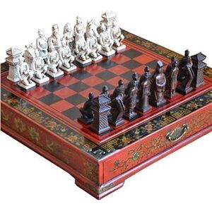Gaira šachy Terakotová armáda 38 × 36 cm
