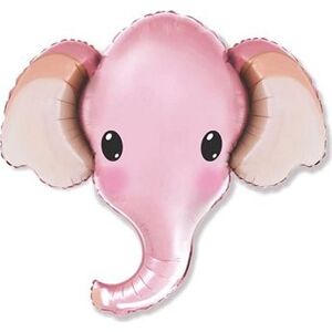 Fóliový balónik slon – ružový – safari – 81 cm
