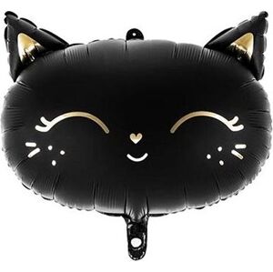 Balón fóliový mačka – čierna – 45 cm
