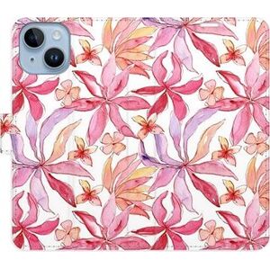 iSaprio flip puzdro Flower Pattern 10 pre iPhone 14