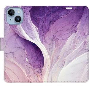iSaprio flip puzdro Purple Paint pre iPhone 14