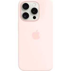 Apple iPhone 15 Pro Silikónový kryt s MagSafe svetlo ružový