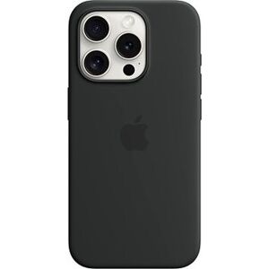 Apple iPhone 15 Pro Silikónový kryt s MagSafe čierny