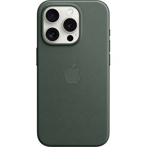 Apple iPhone 15 Pro Kryt z tkaniny FineWoven s MagSafe listovo zelený