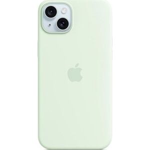 Apple iPhone 15 Plus Silikónový kryt s MagSafe svetlomätový