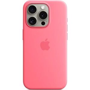 Apple iPhone 15 Pro Silikónový kryt s MagSafe ružový