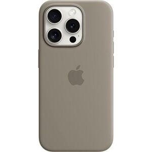 Apple iPhone 15 Pro Silikonový kryt s MagSafe ílovo sivý