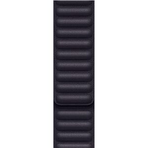 Apple Watch 41 mm atramentovo-fialový kožený ťah – M/L