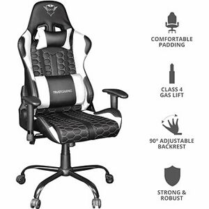 Trust GXT708W Resto Chair, biela