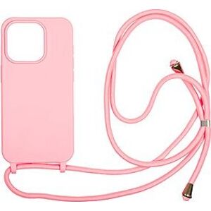 Mobile Origin Lanyard Case Pink iPhone 15 Pro