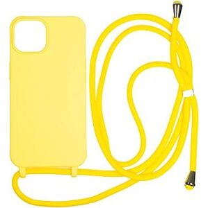 Mobile Origin Lanyard Case Yellow iPhone 14