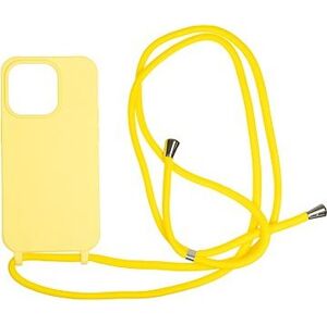 Mobile Origin Lanyard Case Yellow iPhone 14 Pro