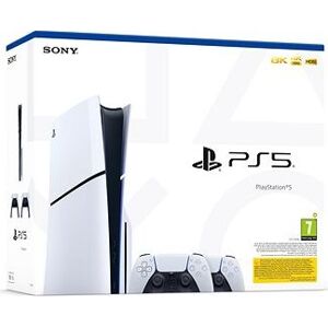 PlayStation 5 (Slim) + 2× DualSense bezdrôtový ovládač