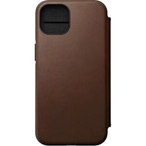 Nomad Leather MagSafe Folio Brown iPhone 14 Pro