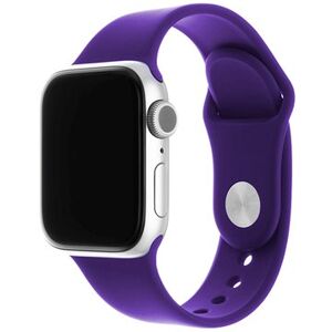 FIXED Silicone Strap SET pre Apple Watch 38/40/41mm tmavo fialový