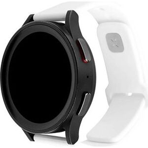FIXED Silicone Sporty Strap s Quick Release 20mm pro smartwatch bílý