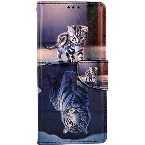 TopQ Puzdro Samsung A14 5G knižkové Tiger 94226