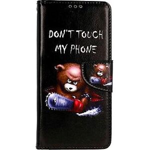 TopQ Puzdro Xiaomi Poco X5 Pro 5G knižkové Don't Touch medvedík 96973