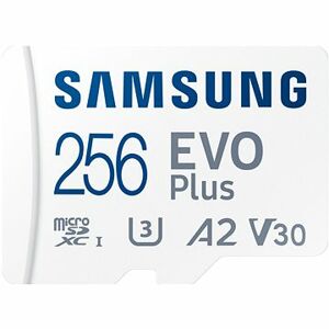 Samsung MicroSDXC 256 GB EVO Plus + SD adaptér