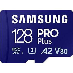 Samsung MicroSDXC 128 GB PRO Plus + SD adaptér (2023)