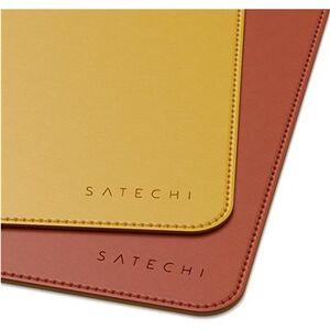 Satechi dual sided Eco-leather Deskmate – Yellow/Orange