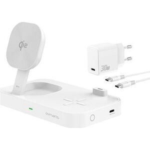 4smarts Qi2 Charging Station Trident white