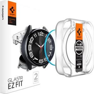 Spigen Glass tR EZ Fit 2 Pack Samsung Galaxy Watch6 Classic 43 mm