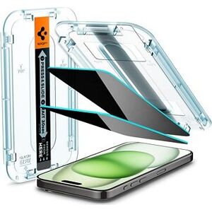 Spigen Glass tR EZ Fit HD Privacy 1 Pack iPhone 15 Plus