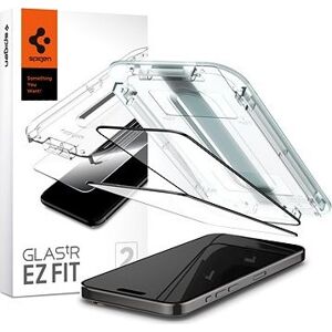 Spigen Glass tR EZ Fit 2 Pack FC Black iPhone 15 Pro