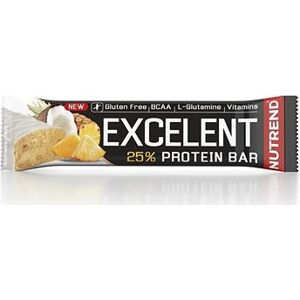 Nutrend EXCELENT protein bar, 85 g, ananás s kokosom