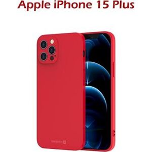 Swissten Soft Joy na Apple iPhone 15 Plus červené
