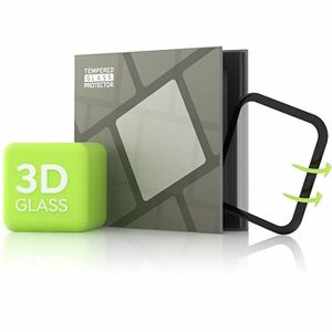 Tempered Glass Protector na Amazfit GTS 2, 3D GLASS, čierne