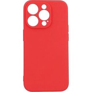 TopQ Kryt Pastel iPhone 15 Pro červený 111536