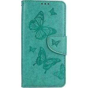 TopQ Pouzdro Samsung A54 5G knížkové Butterfly zelené 111889