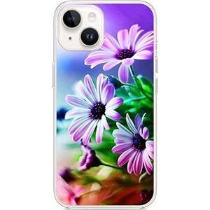 TopQ Kryt iPhone 14 Fialové květy 109817