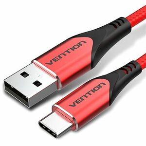 Vention Type-C (USB-C) <-> USB 2.0 Cable 3A Red 2 m Aluminum Alloy Type