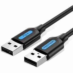 Vention USB 2.0 Male to USB Male Cable 0.25 M Black PVC Type